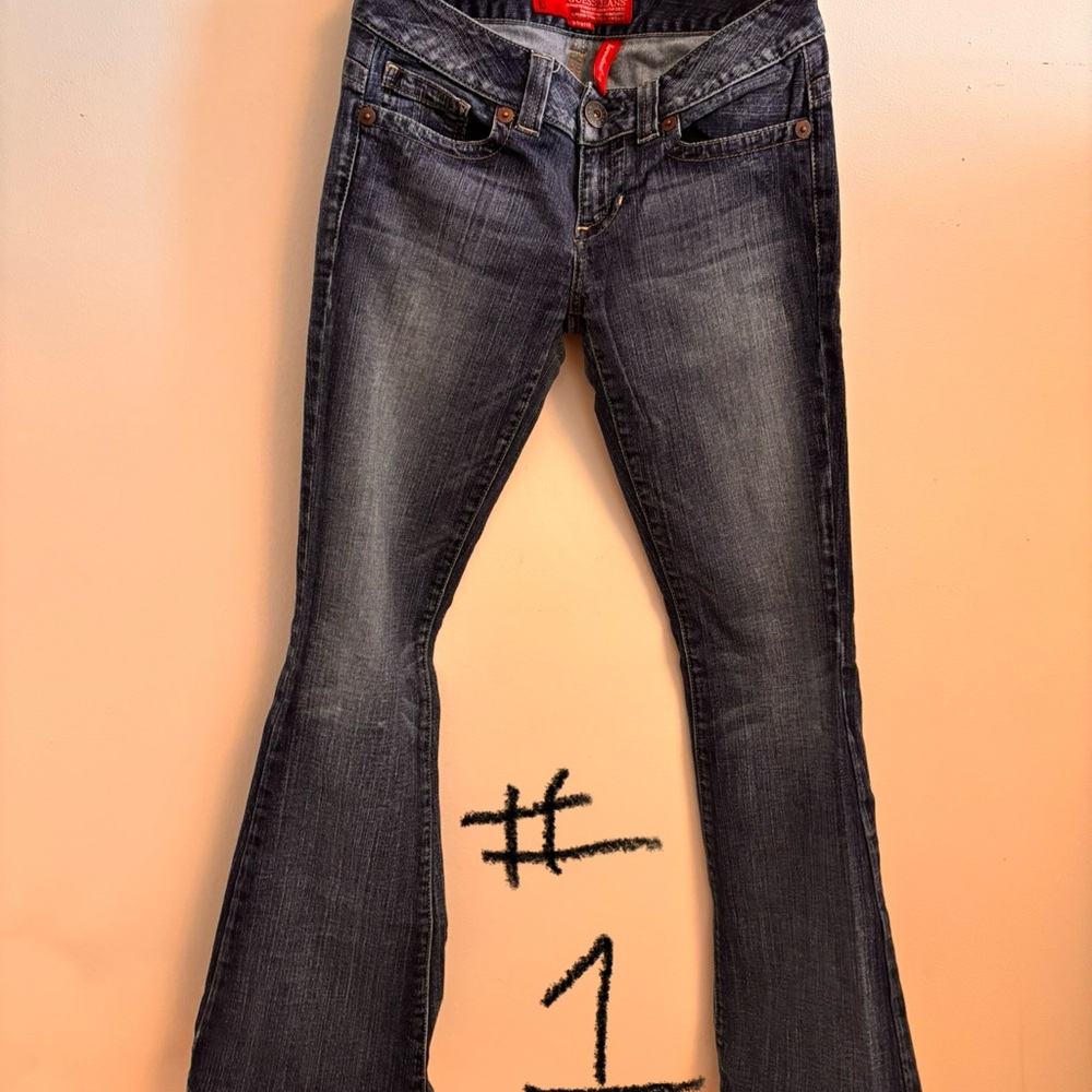 G by Guess Blue Flare Jeans with Vintage Appeal